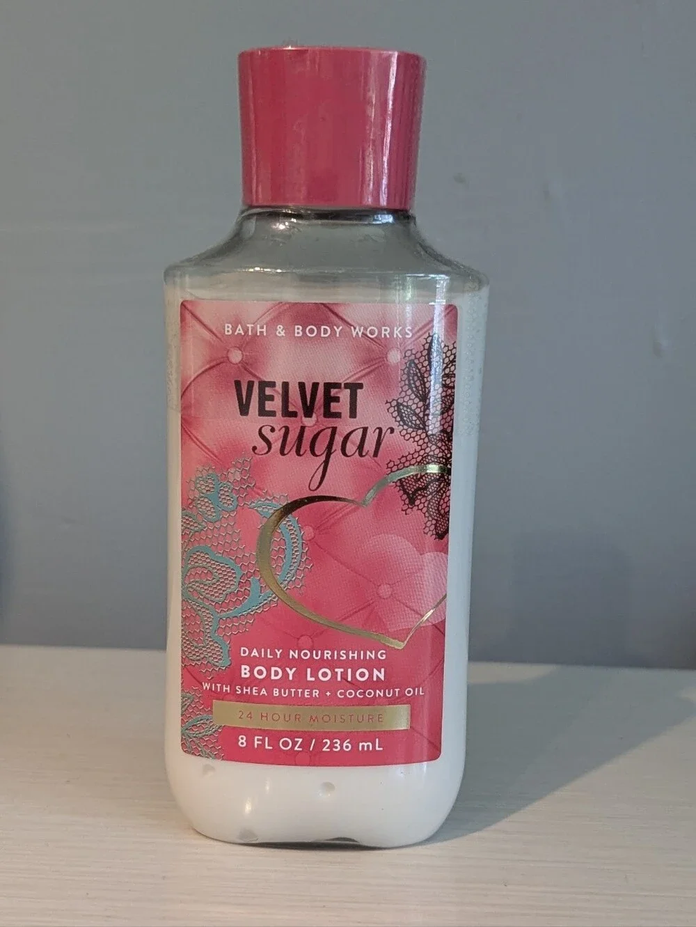 Bath & Body Works Velvet Sugar Lotion - Hot Pink